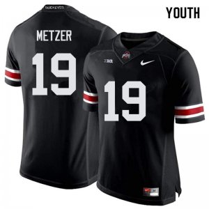Youth Ohio State Buckeyes #19 Jake Metzer Black Nike NCAA College Football Jersey Spring KAW7044EB